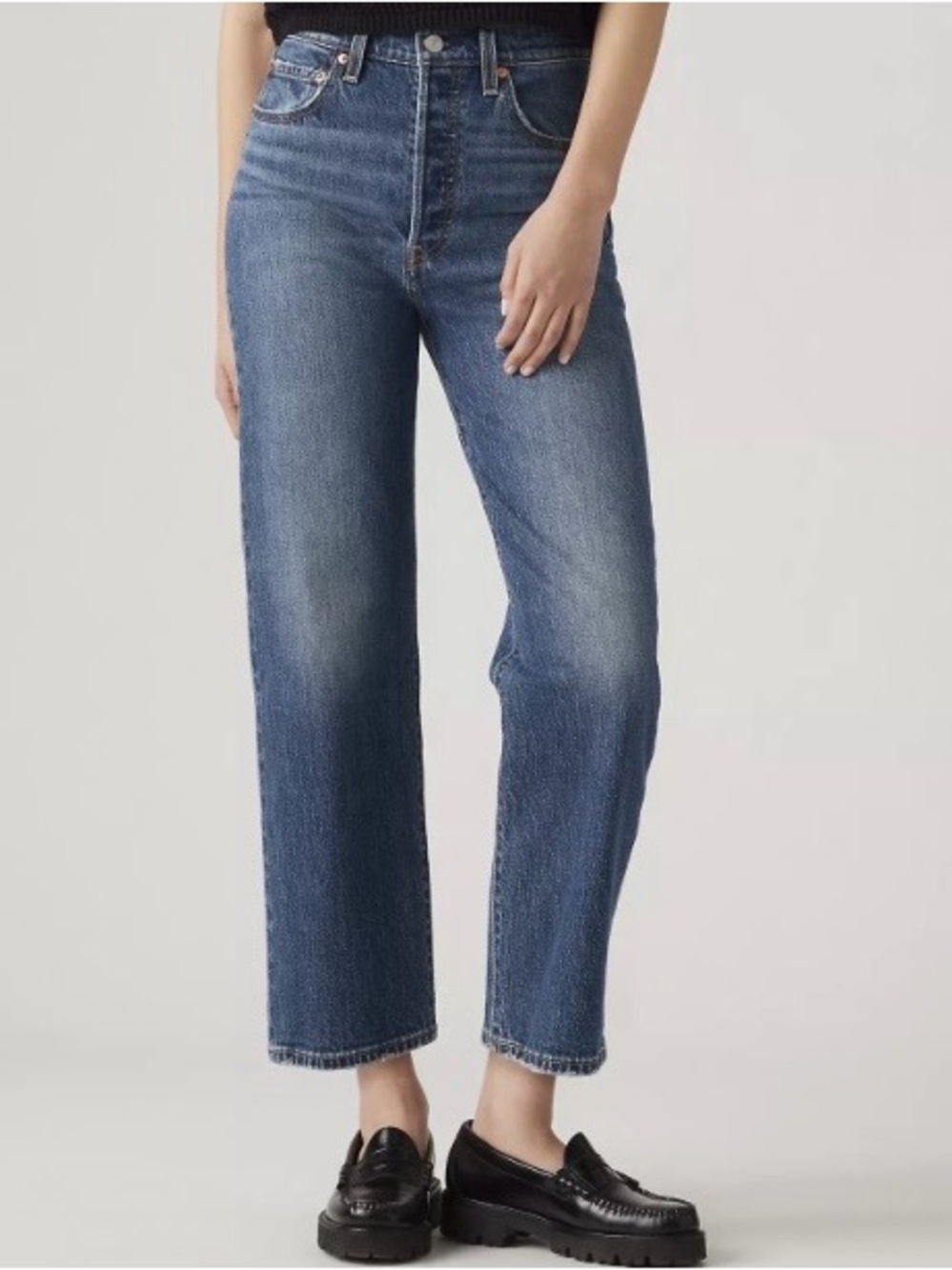 Levi's Ribcage Straight Ankle Jeans